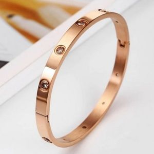 NEW 18K ROSE GOLD ROUND DIAMOND BANGLE BRACELET